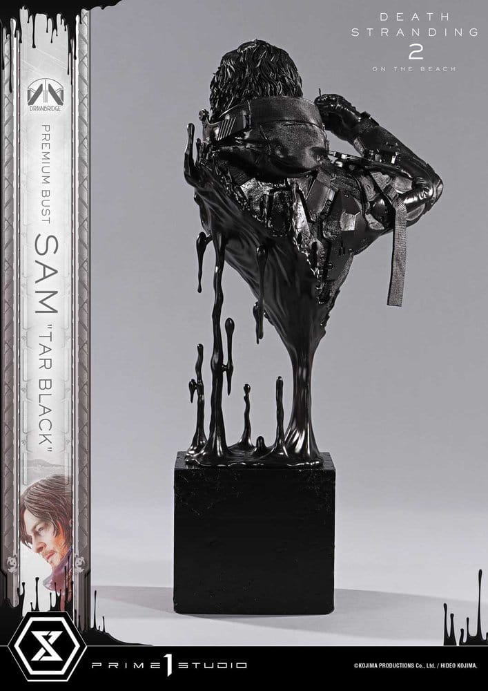 Death Stranding 2: On the Beach Premium Bust 1/3 Sam Tar Black 44 cm - Prime 1 Studio Busts