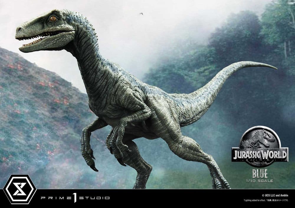 Jurassic World (Film) Prime Collectible Figures Statue 1/10 Blue 17 cm