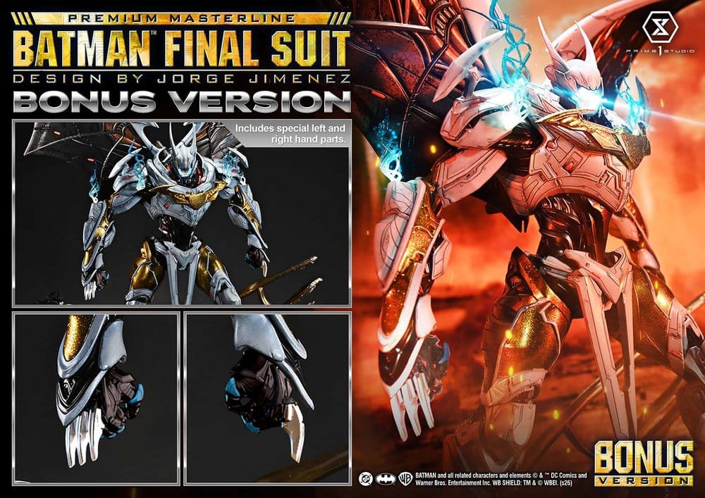 Justice League (Comics) Premium Masterline Statue Batman Final Suit (Design by Jorge Jimenez) Bonus Version 67 cm - Prime 1 Studio Statues