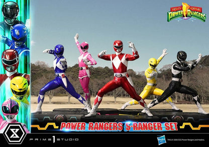 Mighty Morphin Power Rangers Premium Masterline Set of 5 Statues 1/4 Deluxe Version 62 cm - Prime 1 Studio Statues