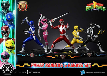 Mighty Morphin Power Rangers Premium Masterline Set of 5 Statues 1/4 Deluxe Bonus Version 62 cm - Prime 1 Studio Statues