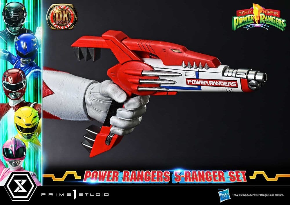 Mighty Morphin Power Rangers Premium Masterline Set of 5 Statues 1/4 Deluxe Bonus Version 62 cm - Prime 1 Studio Statues