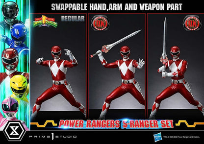Mighty Morphin Power Rangers Premium Masterline Set of 5 Statues 1/4 Deluxe Bonus Version 62 cm - Prime 1 Studio Statues