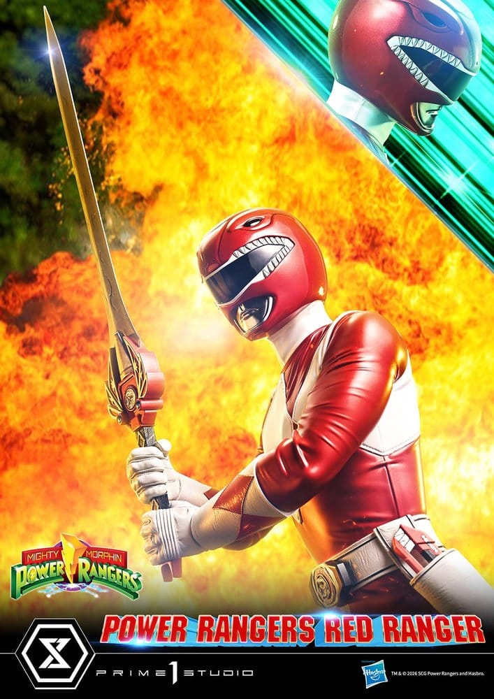Mighty Morphin Power Rangers Premium Masterline Statue 1/4 Red Ranger 62 cm - Prime 1 Studio Statues