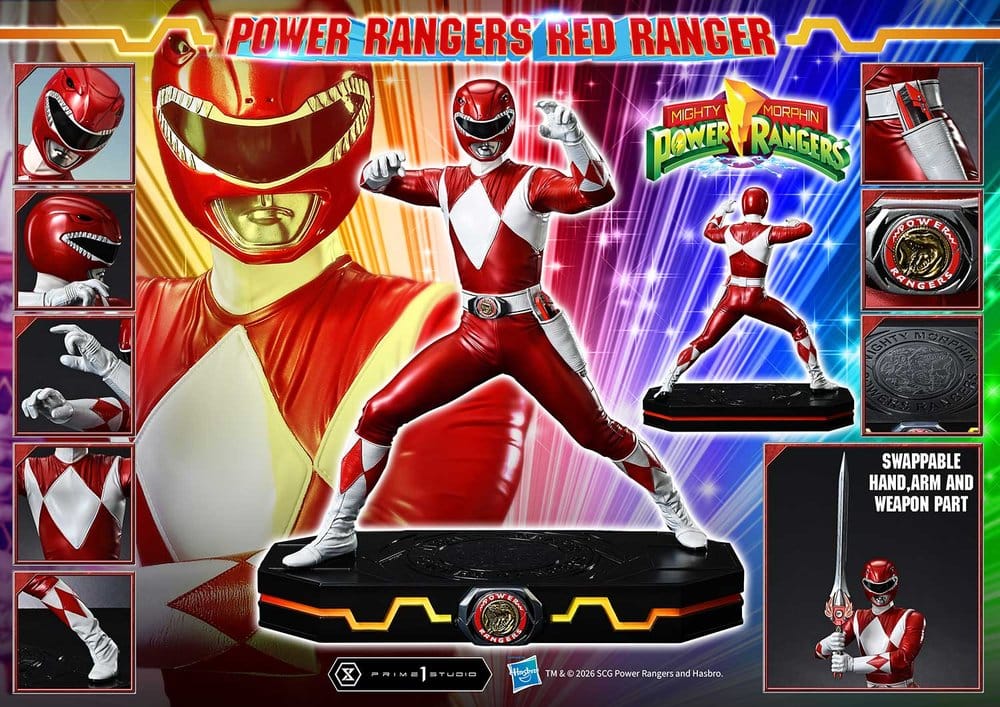 Mighty Morphin Power Rangers Premium Masterline Statue 1/4 Red Ranger 62 cm - Prime 1 Studio Statues