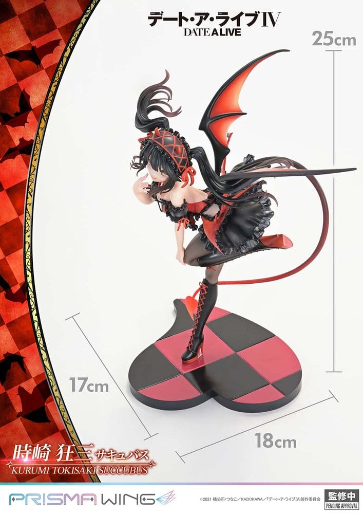 Date A Live Prisma Wing PVC Statue 1/7 Kurumi Tokisaki succubus 25 cm - Prime 1 Studio Statues