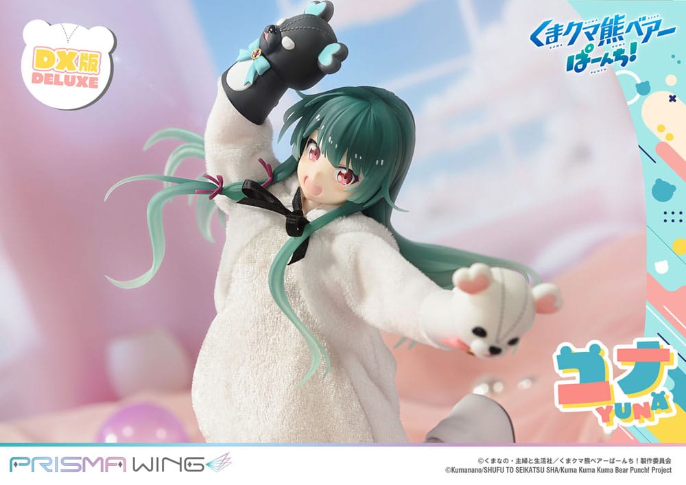 Kuma Kuma Kuma Bear Punch! Prisma Wing PVC Statue 1/7 Yuna Deluxe Version 28 cm - Prime 1 Studio Statues