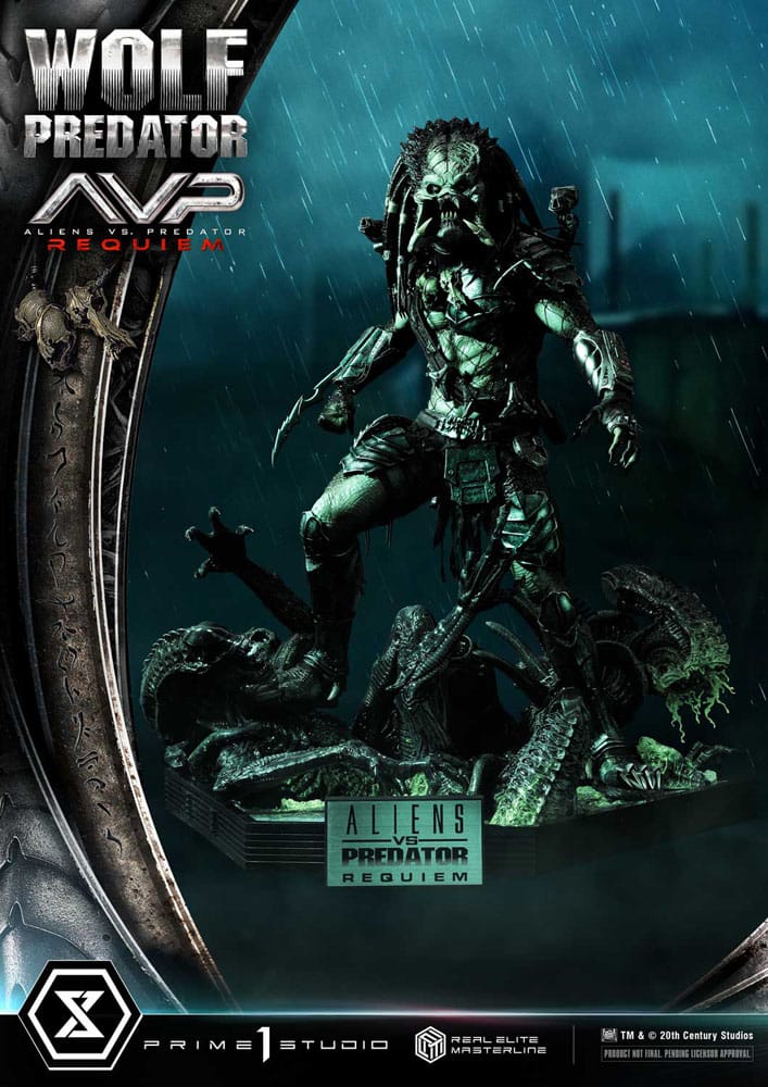Alien vs. Predator Real Elite Masterline Series Statue 1/3 Requiem Wolf Predator 95 cm - Prime 1 Studio Statues & Busts