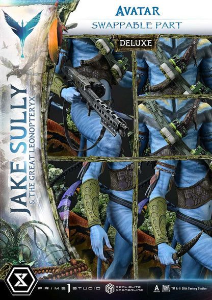 Avatar (Film) Real Elite Masterline Series Statue 1/4 Jake Sully & The Great Leonopteryx Deluxe Bonus Ver. 87 cm - Prime 1 Studio Statues