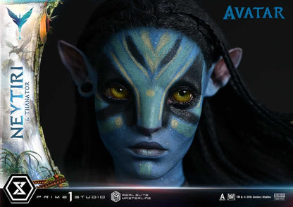 Avatar (Film) Real Elite Masterline Series Statue 1/4 Neytiri & Thanator 75 cm