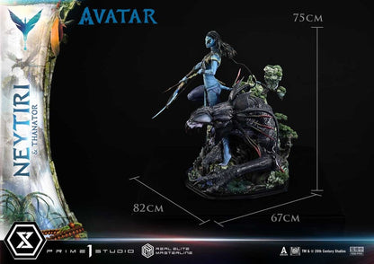 Avatar (Film) Real Elite Masterline Series Statue 1/4 Neytiri & Thanator Deluxe Version 75 cm
