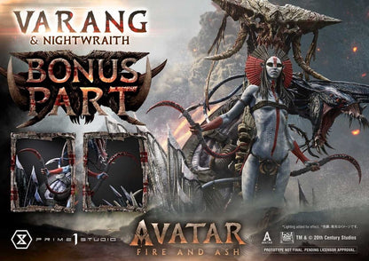Avatar: Fire and Ash (Film) Real Elite Masterline Series Statue 1/4 Varang & Nightwraith Avatar Legacy Collection Bonus Version 96 cm - Prime 1 Studio Statues