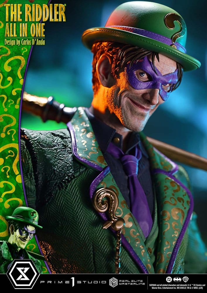DC Comics Real Elite Masterline Series Statue 1/3 The Riddler All In One (Design by Carlos D'Anda) 74 cm - Prime 1 Studio Statues