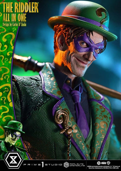 DC Comics Real Elite Masterline Series Statue 1/3 The Riddler All In One (Design by Carlos D'Anda) 74 cm - Prime 1 Studio Statues