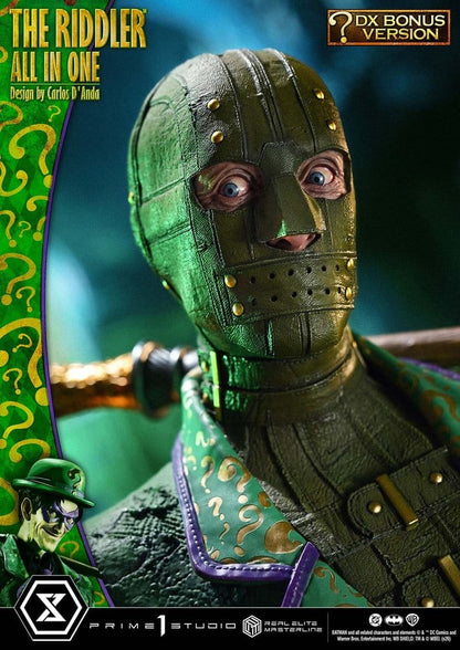 DC Comics Real Elite Masterline Series Statue 1/3 The Riddler All In One (Design by Carlos D'Anda) DX Bonus Version 74 cm - Prime 1 Studio Statues