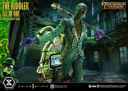 DC Comics Real Elite Masterline Series Statue 1/3 The Riddler All In One (Design by Carlos D'Anda) DX Bonus Version 74 cm - Prime 1 Studio Statues