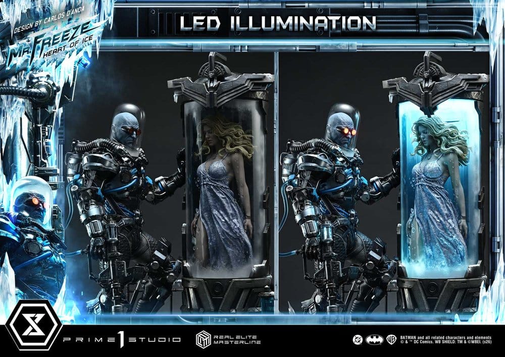 DC Comics Real Elite Masterline Series Statue 1/3 Batman (Comics) Mr. Freeze Heart of Ice (Design by Carlos D'Anda) - Prime 1 Studio Statues