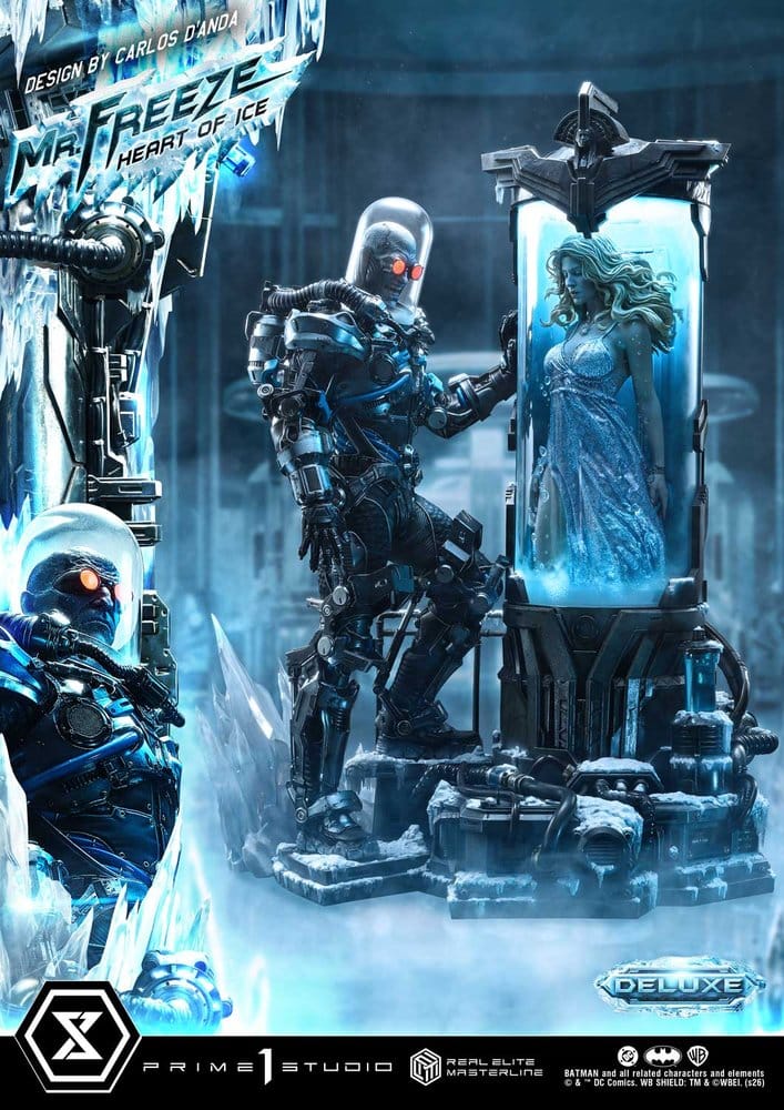 DC Comics Real Elite Masterline Series Statue 1/3 Batman (Comics) Mr. Freeze Heart of Ice (Design by Carlos D'Anda) Deluxe Version - Prime 1 Studio Statues