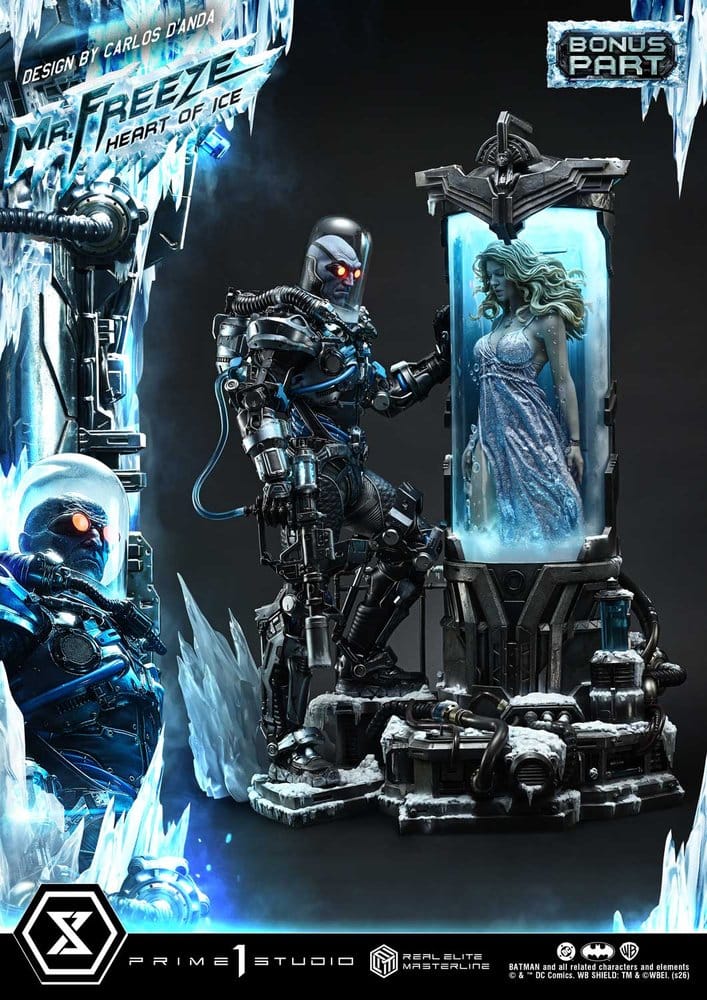 DC Comics Real Elite Masterline Series Statue 1/3 Batman (Comics) Mr. Freeze Heart of Ice (Design by Carlos D'Anda) Deluxe Bonus Version - Prime 1 Studio Statues