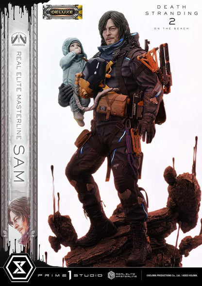 Death Stranding 2: On the Beach Real Elite Masterline Series Statue 1/3 Sam Deluxe Bonus Version 83 cm