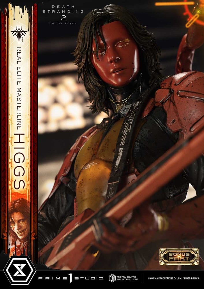 Death Stranding 2: On The Beach Real Elite Masterline Statue 1/3 Higgs DX Bonus Version 81 cm - Prime 1 Studio Statues & Busts