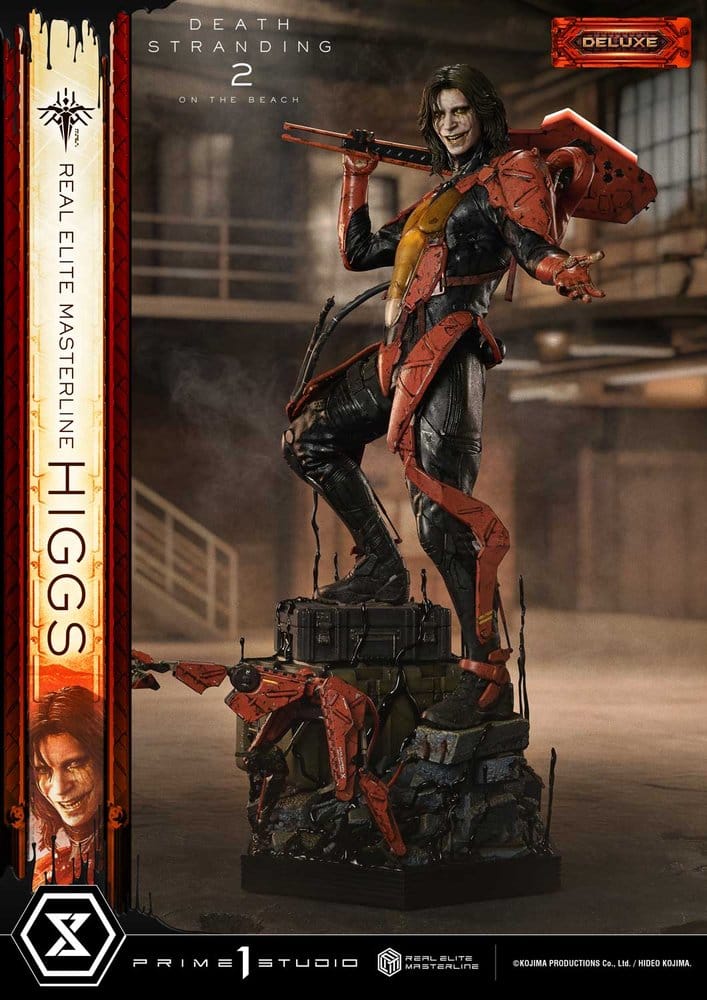 Death Stranding 2: On The Beach Real Elite Masterline Statue 1/3 Higgs DX Bonus Version 81 cm - Prime 1 Studio Statues & Busts