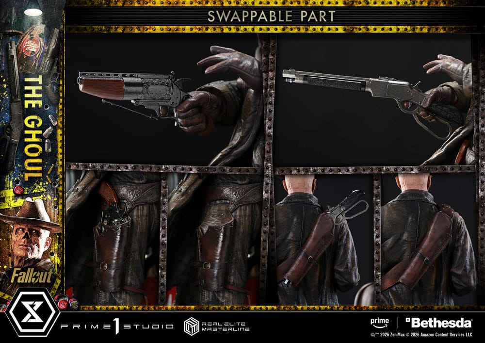 Fallout (TV Series) Real Elite Masterline Series Statue 1/4 The Ghoul 64 cm