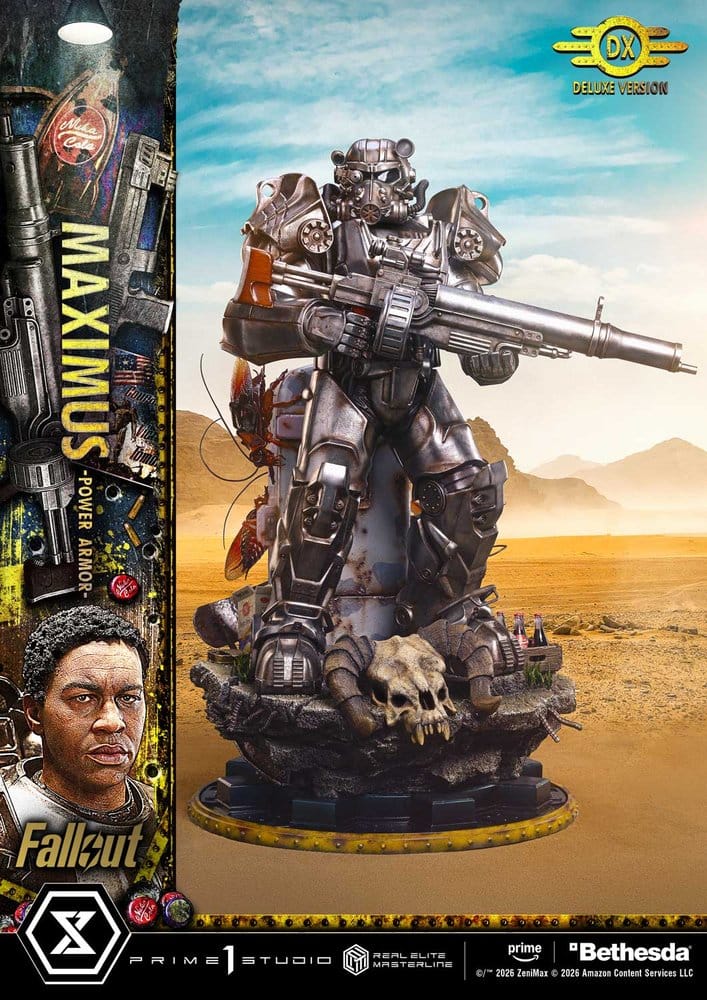 Fallout Real Elite Masterline Statue 1/4 Maximus Power Armor Deluxe Version 67 cm - Prime 1 Studio Statues