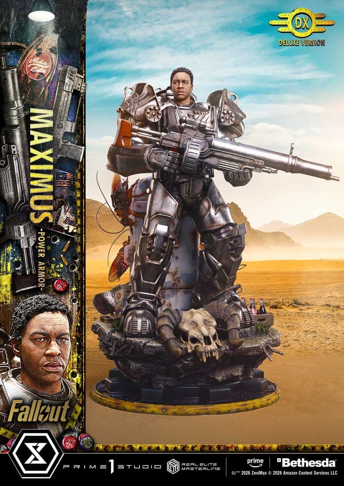 Fallout Real Elite Masterline Statue 1/4 Maximus Power Armor Deluxe Version 67 cm - Prime 1 Studio Statues