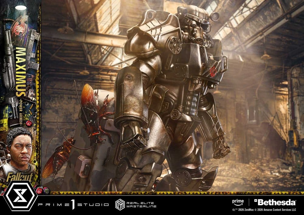 Fallout Real Elite Masterline Statue 1/4 Maximus Power Armor Deluxe Version 67 cm - Prime 1 Studio Statues