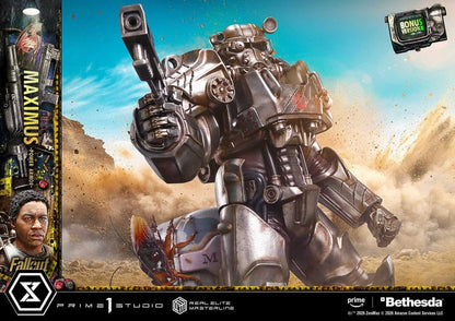 Fallout Real Elite Masterline Statue 1/4 Maximus Power Armor DX Bonus Version 67 cm - Prime 1 Studio Statues & Busts