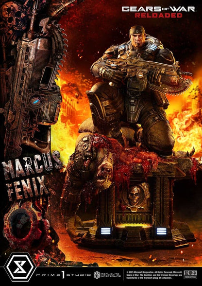 Gears of War: Reloaded Real Elite Masterline Series Statue 1/3 Marcus Fenix Ultimate Version 97 cm - Prime 1 Studio Statues