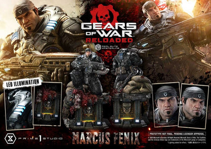 Gears of War: Reloaded Real Elite Masterline Series Statue 1/3 Marcus Fenix Ultimate Version 97 cm - Prime 1 Studio Statues