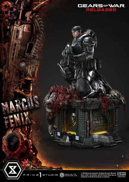 Gears of War: Reloaded Real Elite Masterline Series Statue 1/3 Marcus Fenix Ultimate Version 97 cm - Prime 1 Studio Statues