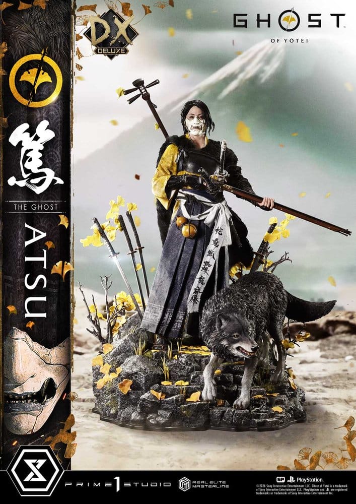 Ghost of Yotei Real Elite Masterline Statue 1/4 Atsu Deluxe Version 59 cm - Prime 1 Studio Statues & Busts