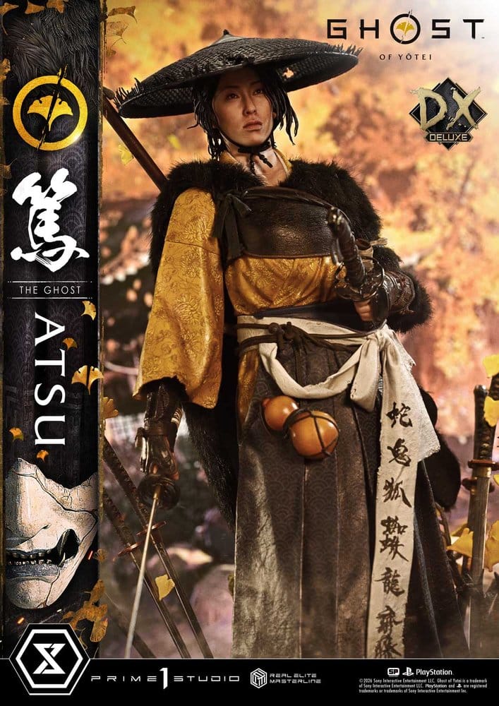 Ghost of Yotei Real Elite Masterline Statue 1/4 Atsu Deluxe Version 59 cm - Prime 1 Studio Statues & Busts