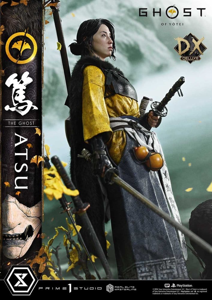 Ghost of Yotei Real Elite Masterline Statue 1/4 Atsu Deluxe Version 59 cm - Prime 1 Studio Statues & Busts