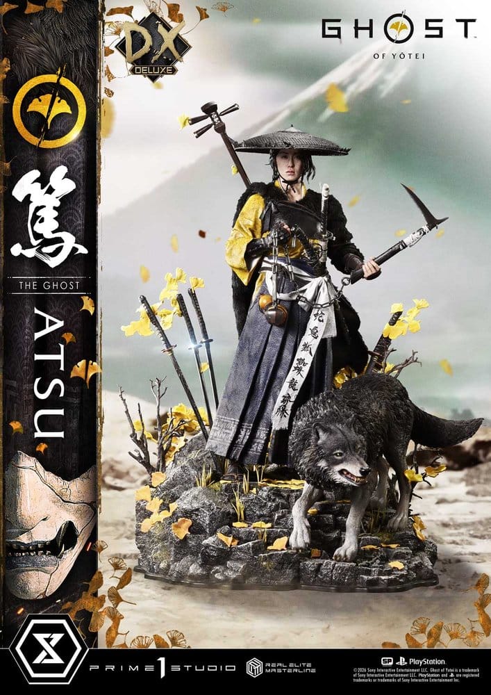 Ghost of Yotei Real Elite Masterline Statue 1/4 Atsu DX Bonus Version 59 cm - Prime 1 Studio Statues & Busts