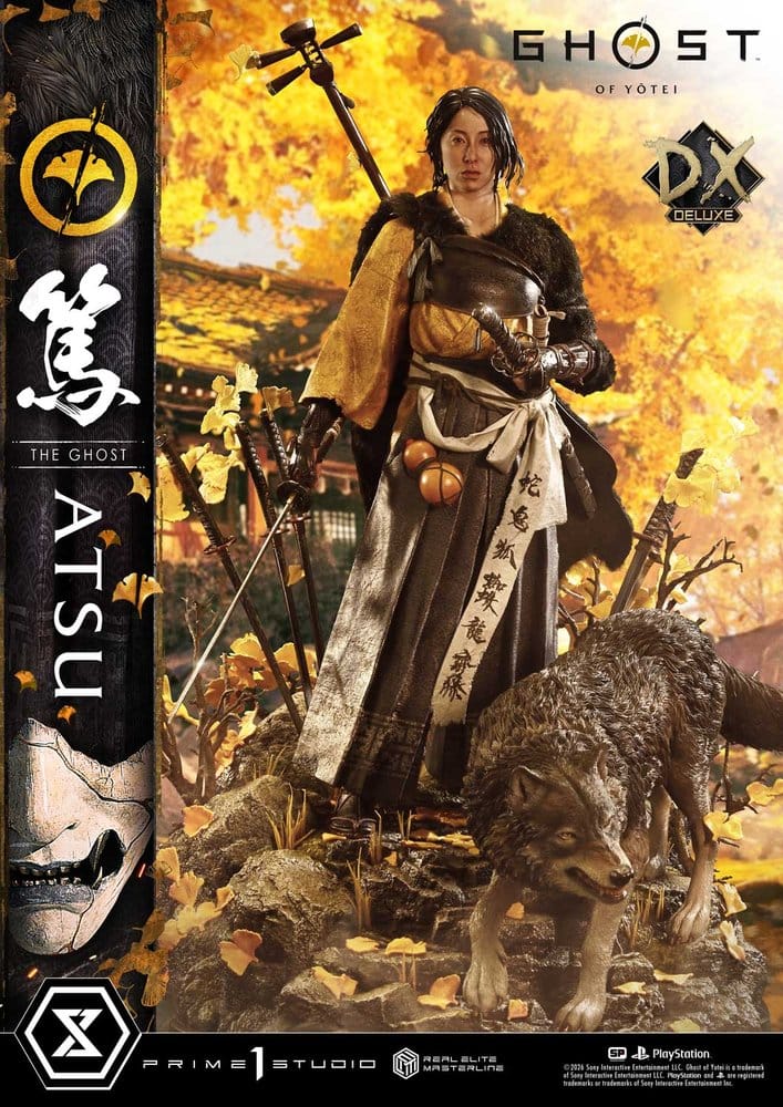 Ghost of Yotei Real Elite Masterline Statue 1/4 Atsu DX Bonus Version 59 cm - Prime 1 Studio Statues & Busts