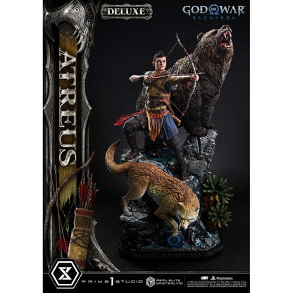 God of War: Ragnarok Real Elite Masterline Statue 1/3 Atreus Deluxe Version 96 cm - Prime 1 Studio Statues