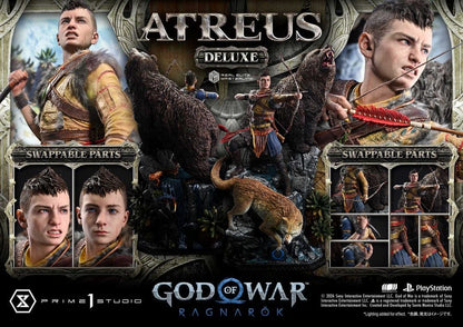 God of War: Ragnarok Real Elite Masterline Statue 1/3 Atreus DX Bonus Version 96 cm - Prime 1 Studio Statues