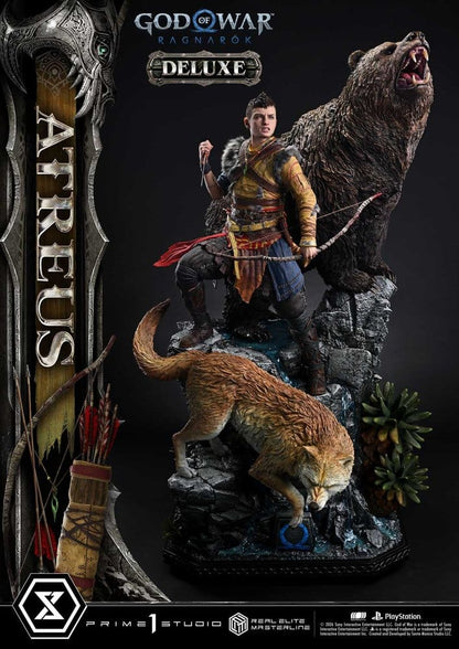 God of War: Ragnarok Real Elite Masterline Statue 1/3 Atreus DX Bonus Version 96 cm - Prime 1 Studio Statues