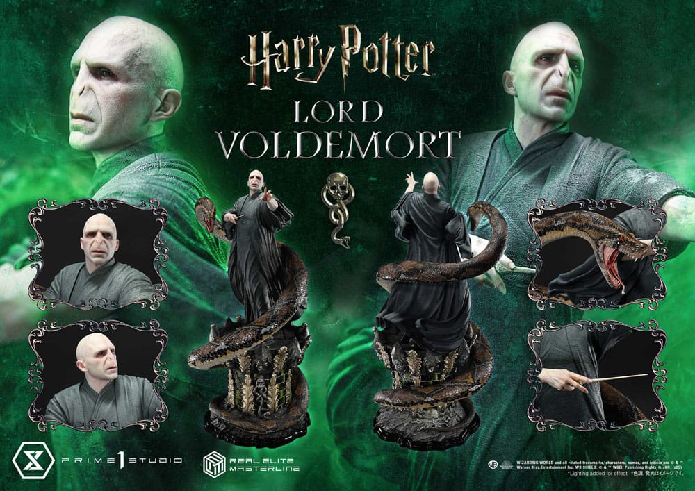Harry Potter Real Elite Masterline Series Statue 1/4 Lord Voldemort Bonus Version 83 cm - Prime 1 Studio Statues