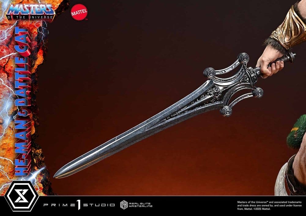 Masters of the Universe Real Elite Masterline Series Statue 1/4 He-Man & Battle Cat 86 cm - Prime 1 Studio Statues