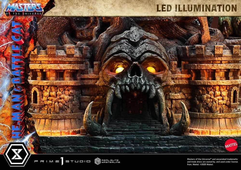 Masters of the Universe Real Elite Masterline Series Statue 1/4 He-Man & Battle Cat Ultimate Version 86 cm - Prime 1 Studio Statues