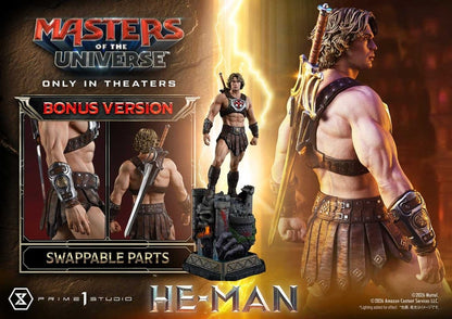 Masters of the Universe (2026 Film) Real Elite Masterline Series Statue 1/3 He-Man DX Bonus Version 117 cm - Prime 1 Studio Statues