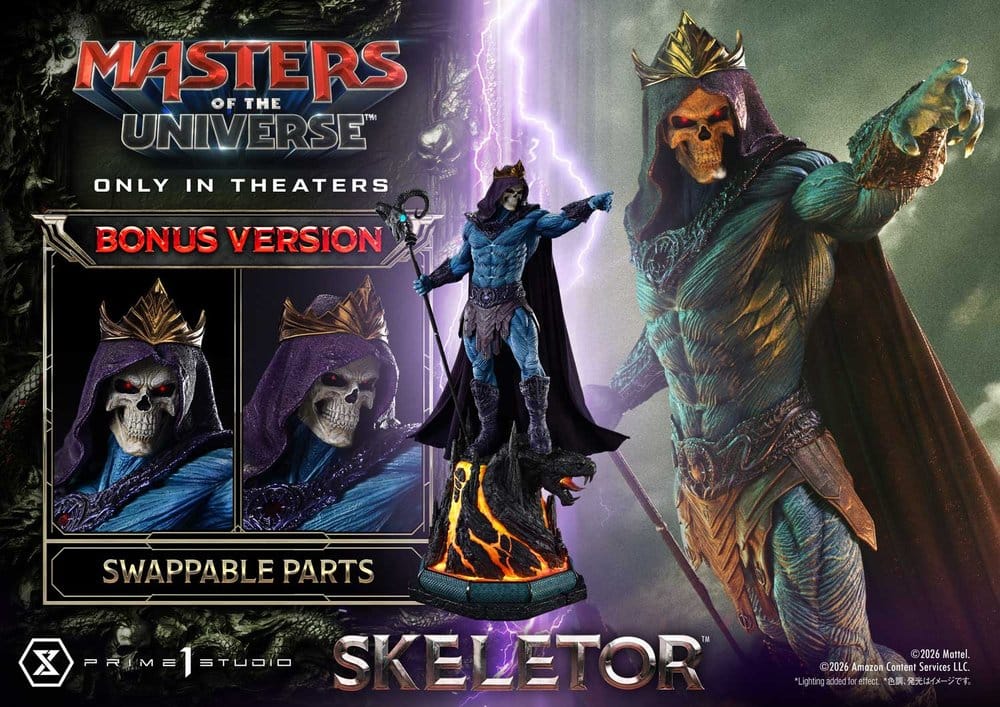 Masters of the Universe (2026 Film) Real Elite Masterline Series Statue 1/3 Skeletor Bonus Version 96 cm - Prime 1 Studio Statues