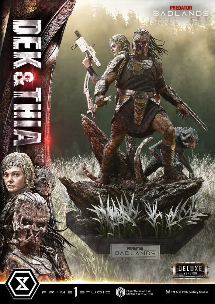 Predator Real Elite Masterline Statue 1/3 Badlands Dek & Thia Deluxe Version 87 cm - Prime 1 Studio Statues