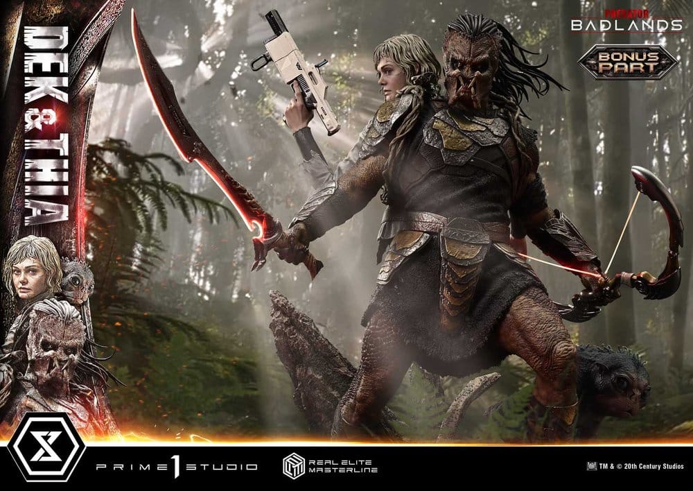 Predator Real Elite Masterline Statue 1/3 Badlands Dek & Thia DX Bonus Version 87 cm - Prime 1 Studio Statues