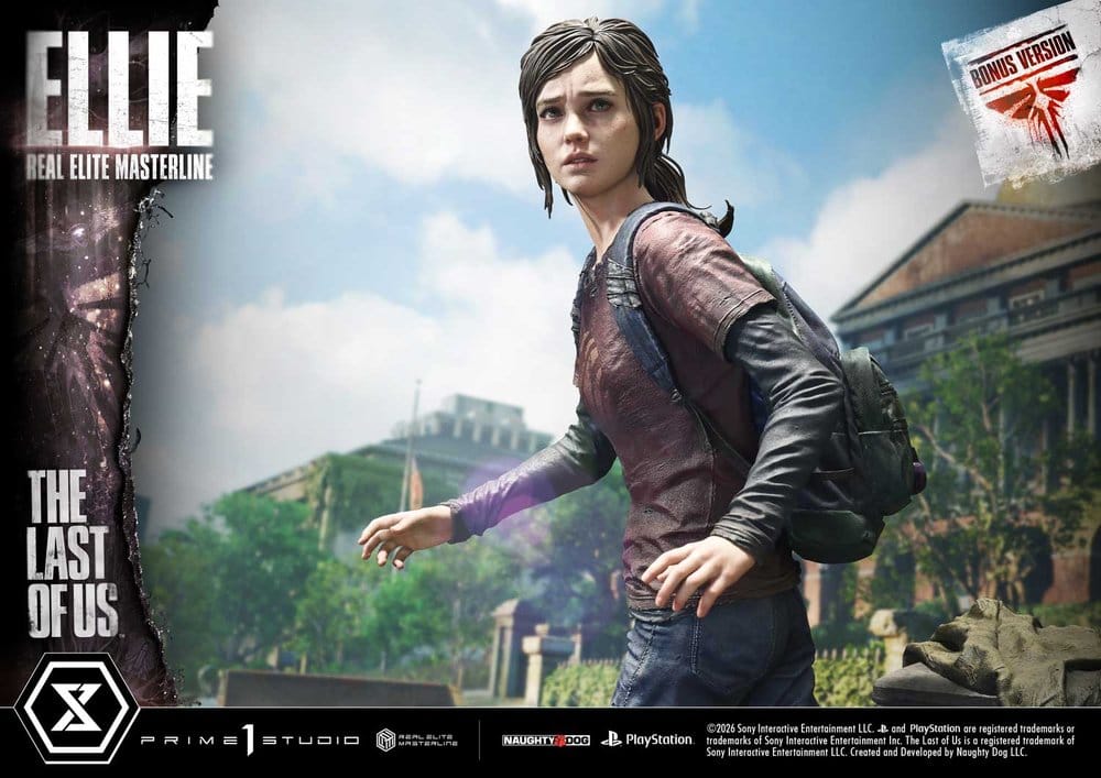 The Last of Us (Part I) Real Elite Masterline Statue 1/4 Ellie Bonus Version 46 cm - Prime 1 Studio Statues